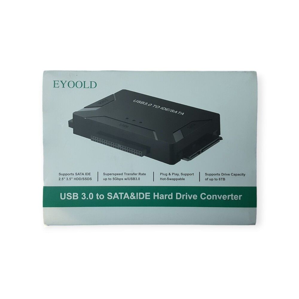 USB 3.0 to IDE & SATA Hard Drive Converter